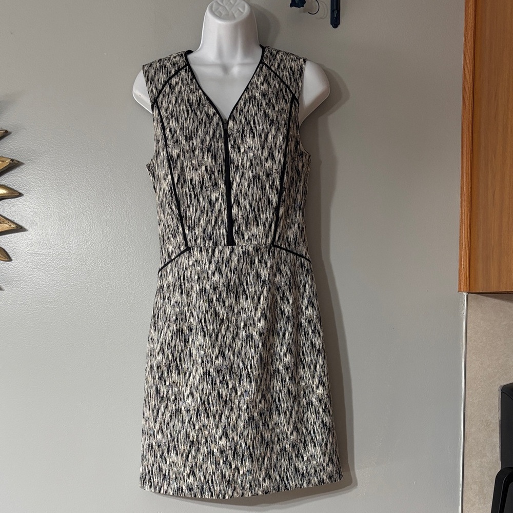 Banana Republic Black and White Mini Dress